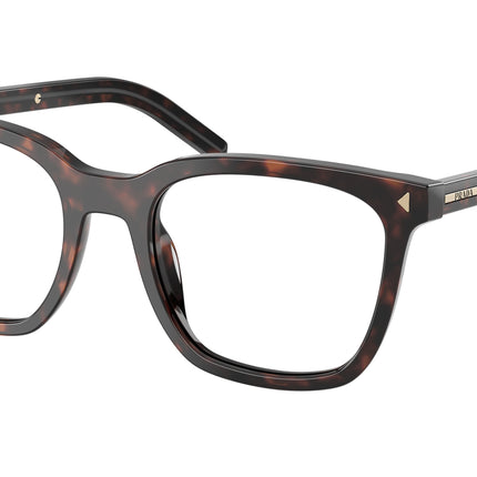 Prada PRB11VF Pillow Eyeglasses  17N1O1-Root Tortoise 53-145-19 - Color Map Tortoise
