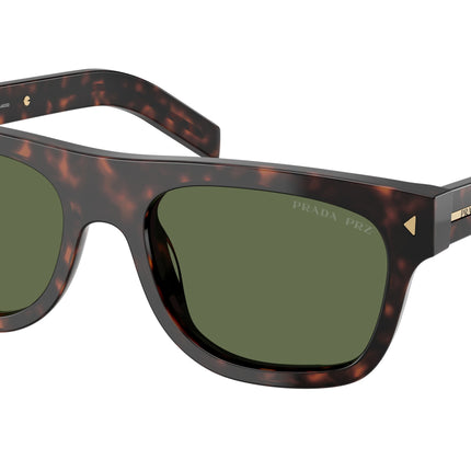 Prada PRB12SF Pillow Sunglasses  17N20G-Root Tortoise 55-145-19 - Color Map Tortoise