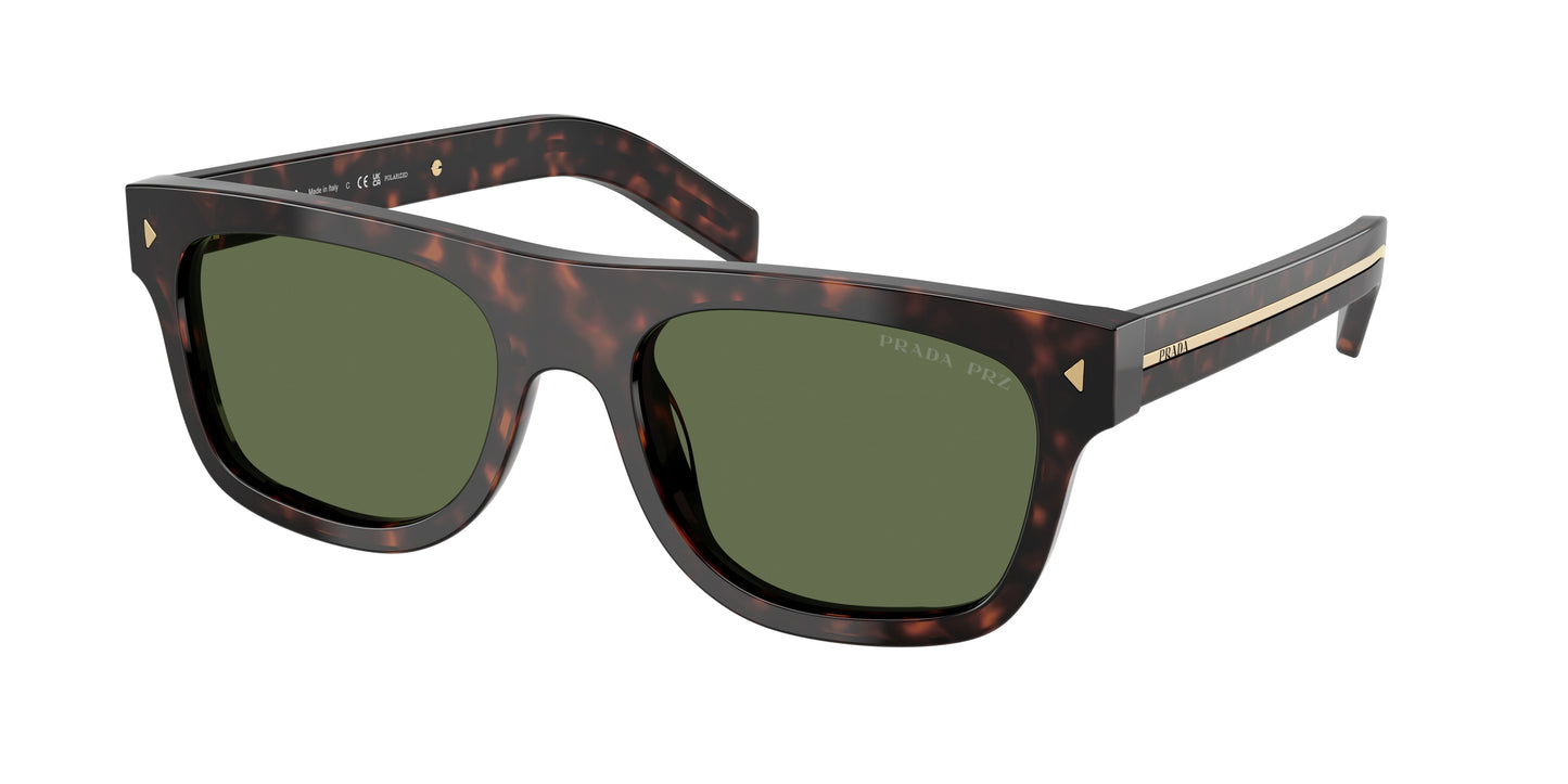Prada PRB12S Pillow Sunglasses  17N20G-Root Tortoise 55-145-19 - Color Map Tortoise