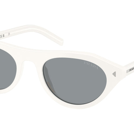 Prada PRB15SF Irregular Sunglasses  17K80R-Talc 52-145-19 - Color Map White