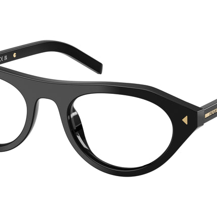 Prada PRB15S Irregular Sunglasses  16K60K-Black 51-145-21 - Color Map Black