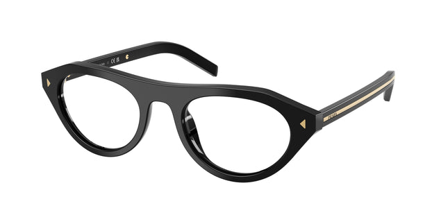 Prada PRB15S Irregular Sunglasses  16K60K-Black 51-145-21 - Color Map Black