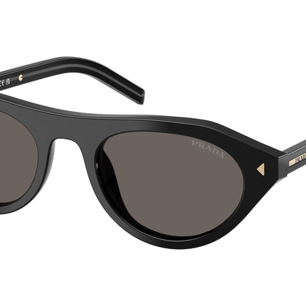 Prada PRB15S Irregular Sunglasses  16K731-Black 51-145-21 - Color Map Black