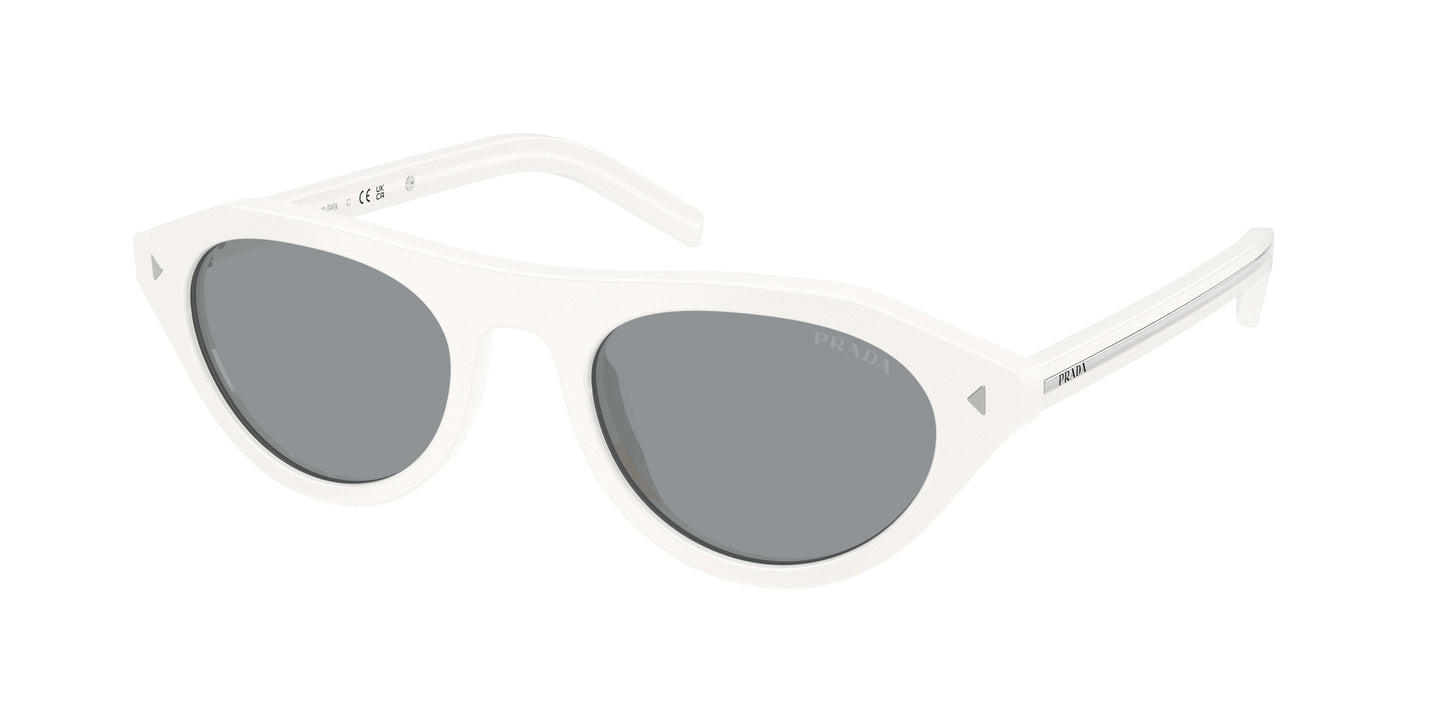Prada PRB15S Irregular Sunglasses  17K80R-Talc 51-145-21 - Color Map White