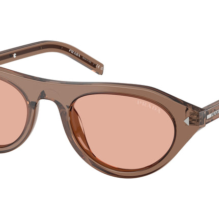 Prada PRB15S Irregular Sunglasses  28I50W-Transparent Clay 51-145-21 - Color Map Transparent