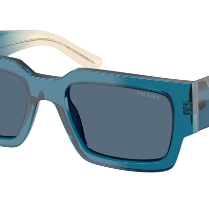 Prada PRB17SF Rectangle Sunglasses  24F80S-Blue 55-145-18 - Color Map Blue