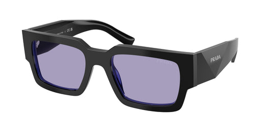 Prada PRB17S Rectangle Sunglasses  16K01O-Black/Purple 54-145-20 - Color Map Black