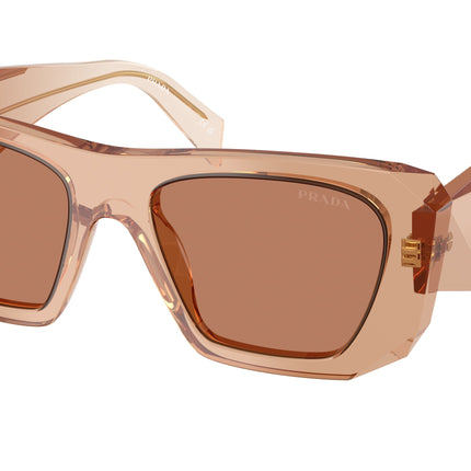 Prada PRB18SF Square Sunglasses  28E90Q-Chocolate 53-145-17 - Color Map Brown