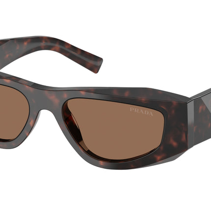 Prada PRB19S Pillow Sunglasses  17N06B-Root Tortoise 52-145-17 - Color Map Tortoise