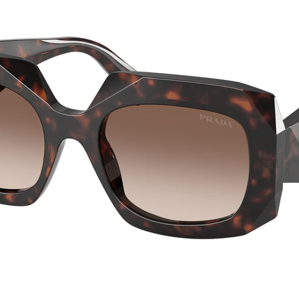Prada PRB23SF Square Sunglasses  17N10S-Root Tortoise 55-145-19 - Color Map Tortoise