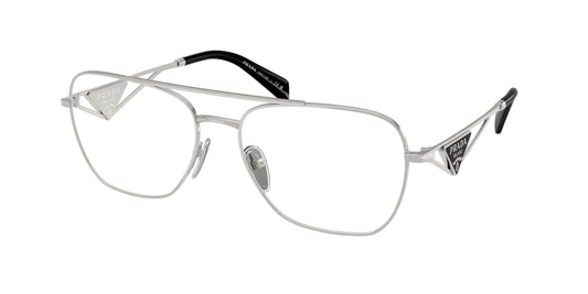 Prada PRB50V Pilot Eyeglasses  1BC1O1-Silver 59-140-17 - Color Map Silver