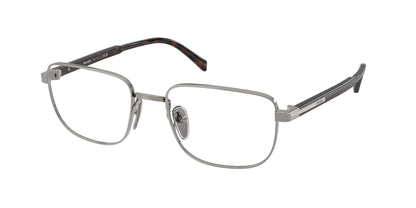 Prada PRB51V Rectangle Eyeglasses  20C1O1-Gunmetal 55-145-19 - Color Map Grey