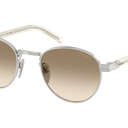 Prada PRB52S Phantos Sunglasses  1BC80K-Silver 49-145-21 - Color Map Silver
