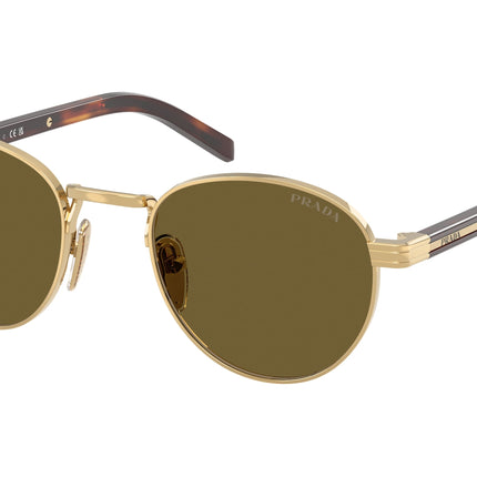 Prada PRB52S Phantos Sunglasses  5AK09Z-Gold 49-145-21 - Color Map Gold