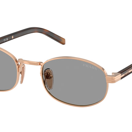 Prada PRB53S Oval Sunglasses  SVF50Q-Rose Gold 52-145-21 - Color Map Gold