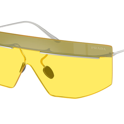 Prada PRB55S Irregular Sunglasses  1BC20O-Silver 0-145-140 - Color Map Silver