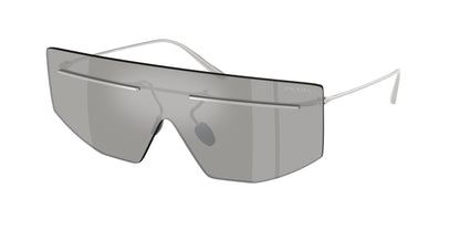 Prada PRB55S Irregular Sunglasses  1BC60N-Silver 0-145-140 - Color Map Silver