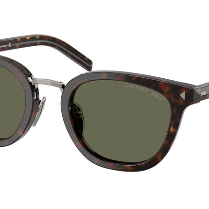 Prada PRC01SD Cat Eye Sunglasses  17N03R-Root Havana 52-145-23 - Color Map Tortoise