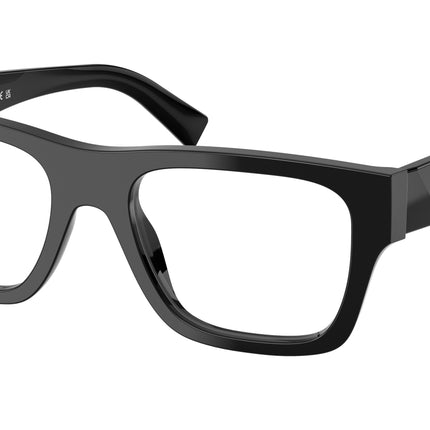 Prada PRC01V Pillow Eyeglasses  16K1O1-Black 54-145-20 - Color Map Black