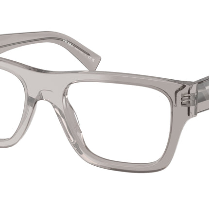 Prada PRC01V Pillow Eyeglasses  18J1O1-Hematite 54-145-20 - Color Map Grey