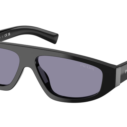 Prada PRC02SF Irregular Sunglasses  16K50B-Black 58-140-12 - Color Map Black