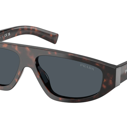 Prada PRC02S Irregular Sunglasses  17N70B-Root Havana 57-140-13 - Color Map Tortoise
