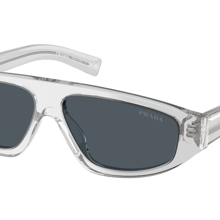 Prada PRC02S Irregular Sunglasses  17P70B-Crystal Grey 57-140-13 - Color Map Grey