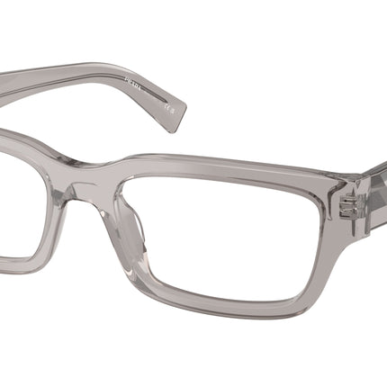 Prada PRC02V Pillow Eyeglasses  18J1O1-Hematite 56-145-19 - Color Map Grey