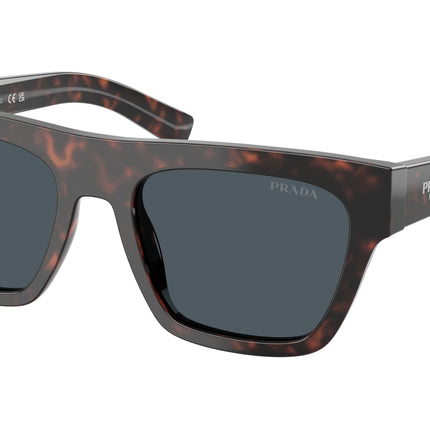 Prada PRC03SF Rectangle Sunglasses  17N70B-Root Havana 55-140-18 - Color Map Tortoise
