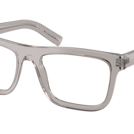 Prada PRC03VF Pillow Eyeglasses  18J1O1-Hematite 56-145-18 - Color Map Grey