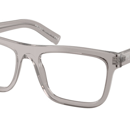 Prada PRC03V Pillow Eyeglasses  18J1O1-Hematite 55-145-19 - Color Map Grey