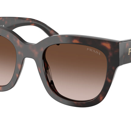 Prada PRC04S Square Sunglasses  17N80A-Root Tortoise 52-145-22 - Color Map Tortoise