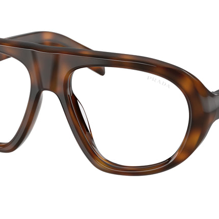 Prada PRC05SF Irregular Sunglasses  20D08N-Juniper Tortoise 56-135-18 - Color Map Tortoise