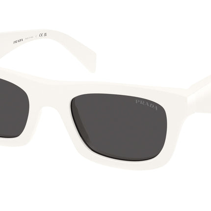 Prada PRC06SF Pillow Sunglasses  17K08Z-Talc 53-145-18 - Color Map White