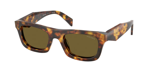 Prada PRC06S Pillow Sunglasses  14L09Z-Honey Tortoise 49-145-21 - Color Map Tortoise