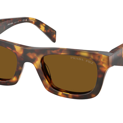 Prada PRC06S Pillow Sunglasses  14L10U-Honey Tortoise 49-145-21 - Color Map Tortoise
