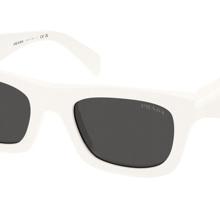 Prada PRC06S Pillow Sunglasses  17K08Z-Talc 49-145-21 - Color Map White