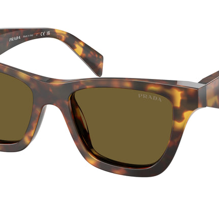 Prada PRC07S Butterfly Sunglasses  14L09Z-Honey Tortoise 51-145-18 - Color Map Tortoise
