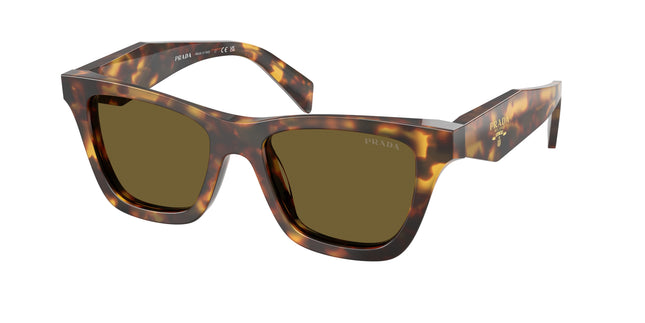 Prada PRC07S Butterfly Sunglasses  14L09Z-Honey Tortoise 51-145-18 - Color Map Tortoise