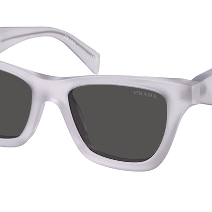 Prada PRC07S Butterfly Sunglasses  22G08Z-Frosted Ice 51-145-18 - Color Map Transparent