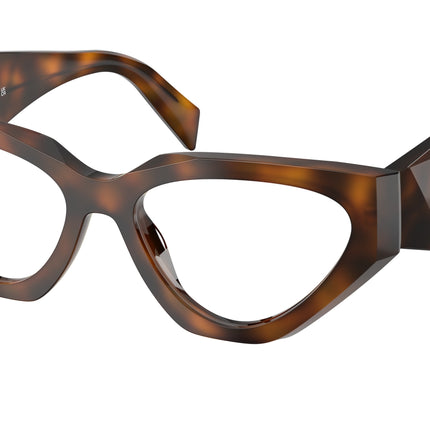 Prada PRC07V Irregular Eyeglasses  20D1O1-Juniper Tortoise 54-145-17 - Color Map Tortoise