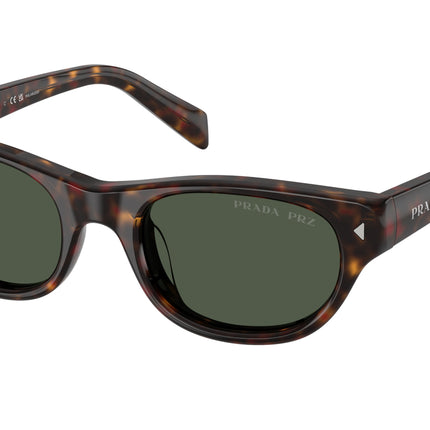Prada PRC08SF Cat Eye Sunglasses  17N90V-Havana 52-145-19 - Color Map Tortoise