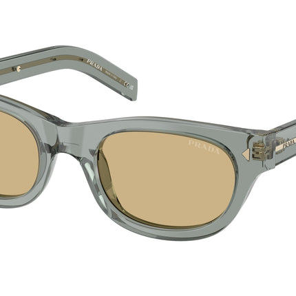 Prada PRC09S Cat Eye Sunglasses  21J70R-Transparent Fog 51-145-21 - Color Map Grey
