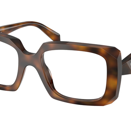 Prada PRC09V Pillow Eyeglasses  20D1O1-Juniper Tortoise 53-145-19 - Color Map Tortoise