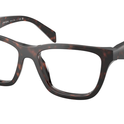 Prada PRC10V Butterfly Eyeglasses  17N1O1-Root Tortoise 54-145-17 - Color Map Tortoise