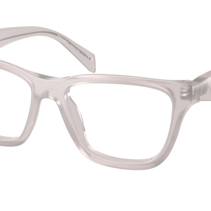 Prada PRC10V Butterfly Eyeglasses  29G1O1-Opal Dove 54-145-17 - Color Map Brown