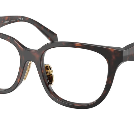 Prada PRC11VF Butterfly Eyeglasses  17N1O1-Root Tortoise 53-145-17 - Color Map Tortoise