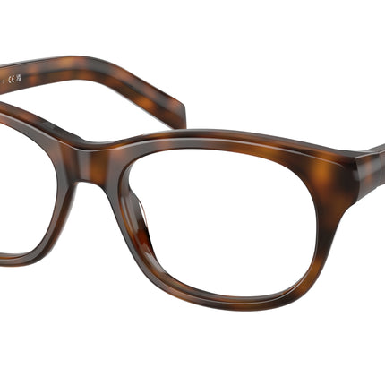 Prada PRC13V Pillow Eyeglasses  20D1O1-Juniper Tortoise 54-140-18 - Color Map Tortoise