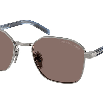 Prada PRC50S Square Sunglasses  5AV05C-Gunmetal 53-145-20 - Color Map Grey