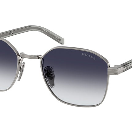 Prada PRC50S Square Sunglasses  5AV90S-Gunmetal 53-145-20 - Color Map Grey